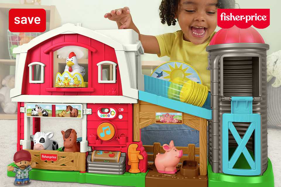 Buy one get one half price across your favourite brands. Including Barbie, Hot Wheels and Fisher-Price.