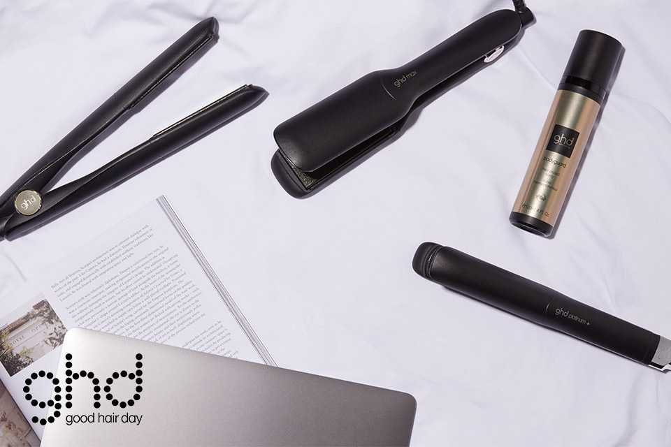 Styling perfection with GHD. The power of a good hair day.