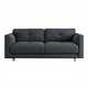 Habitat Emely Fabric 2 Seater Sofa - Charcoal - Ash Leg.
