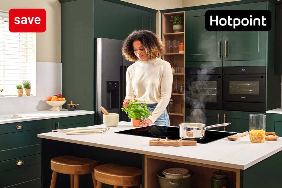 Save 10% on selected Hotpoint ovens. when you purchase qualifying Hotpoint cooking appliances.