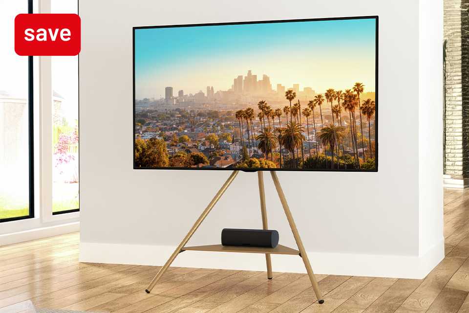 Save 30% on selected TVs stands with code STAND30.