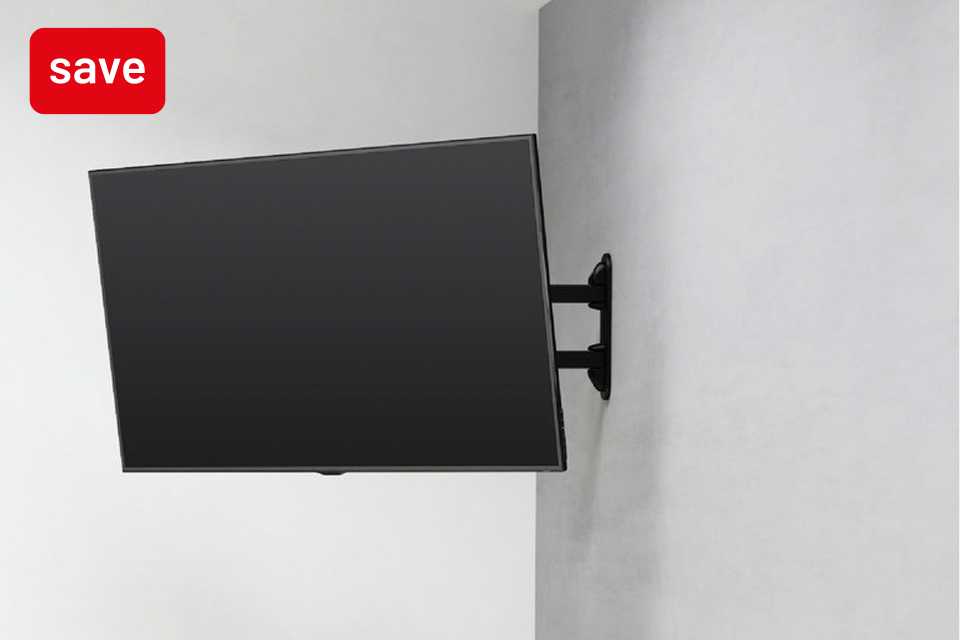 Save 50% on selected TVs brackets with code SAVE50.