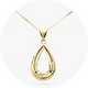 Gold jewellery.