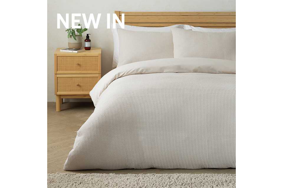 Fresh new lines just landed. Refresh your bedroom for summer.
