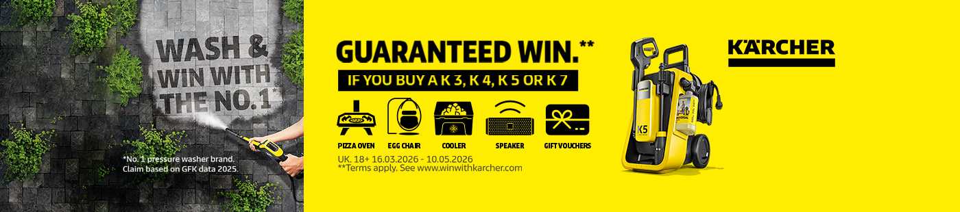 Karcher. Guaranteed win. If you buy AK3, K4, K5 or K7.
