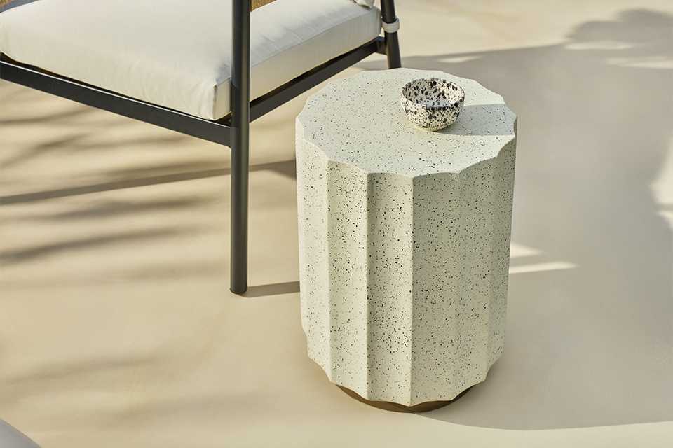 Habitat Outdoor Side Table - Speckle.