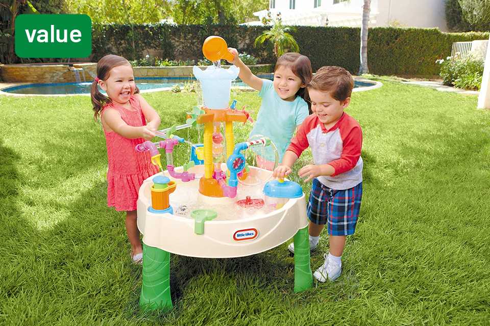 Outdoor toys under £100. Trampolines, scooters, slides and more!