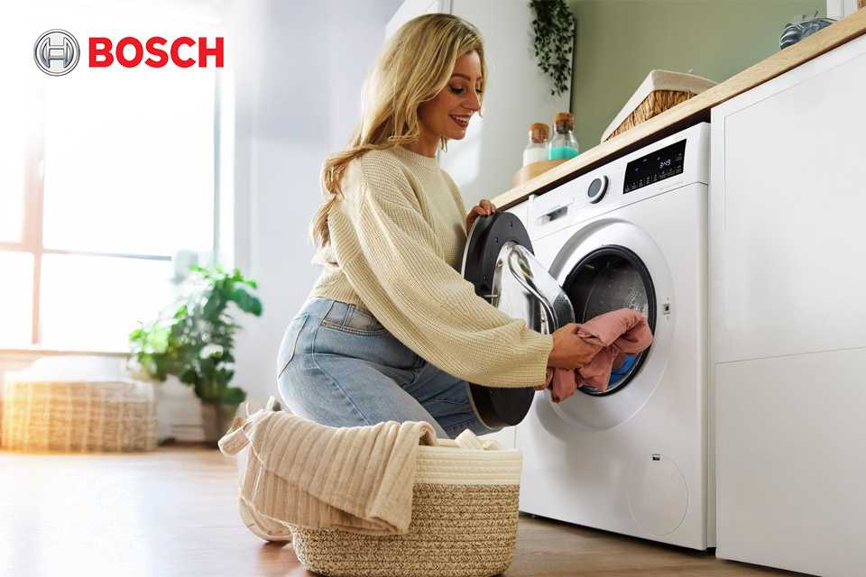 Bosch. Speed up laundry days with Bosch's range of laundry appliances.
