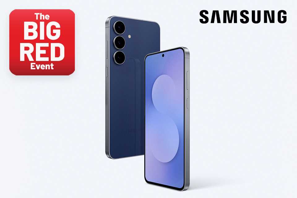 The Big Red Event. Save 20% on selected Samsung mobiles & tablets with codes RED10 & RED20.