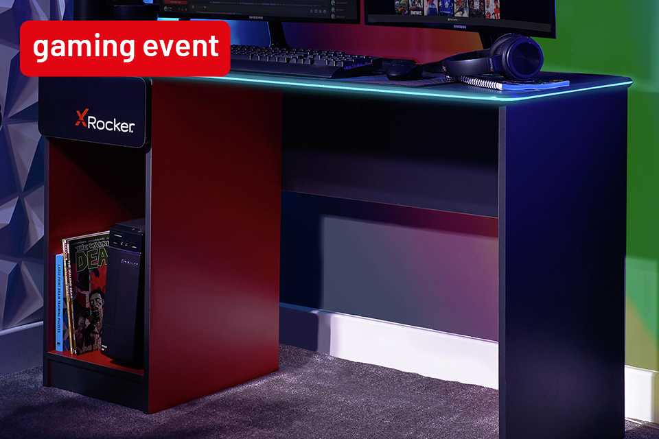 Save on selected gaming homewares and furniture for the perfect set up.