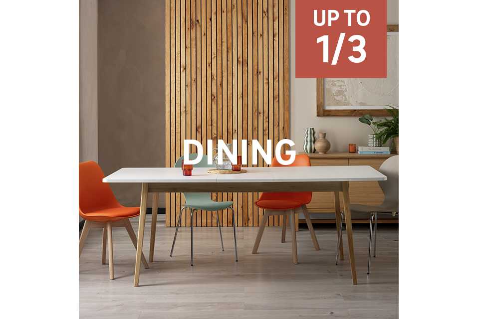 Save up to 1/3 on selected dining room. Includes dining chairs and tables. Shop now.