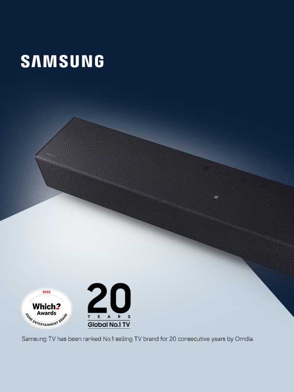 Save 10% on the Samsung B400F all-In-one soundbar with code GAMING10.