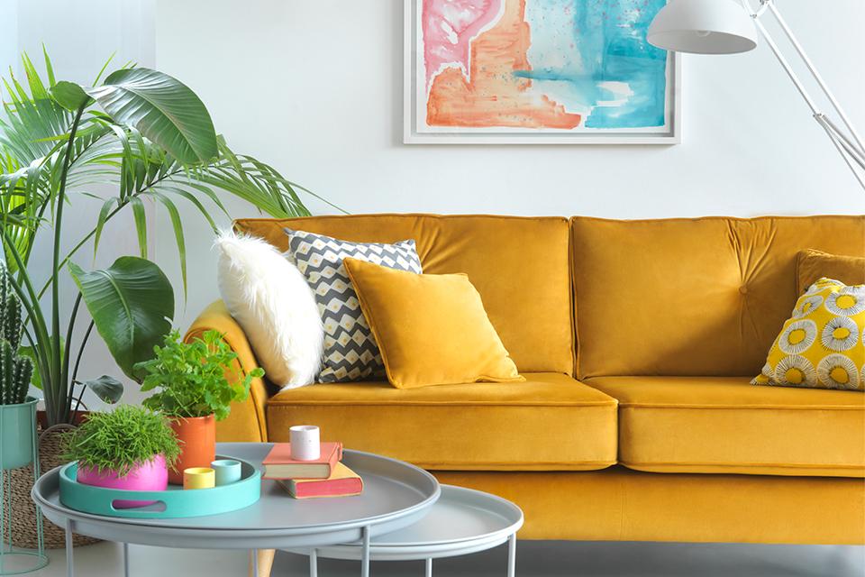 6 ways to add colour to your home.