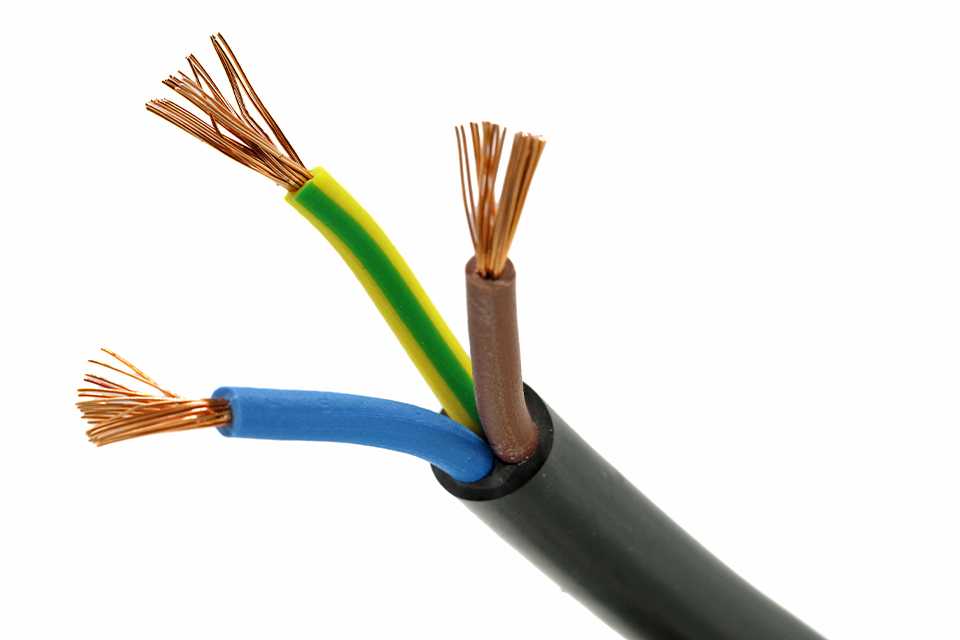 Ceiling light wire colours.
