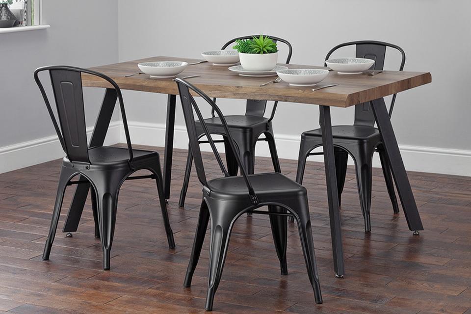 Argos Home Tribeca wood efffect table.