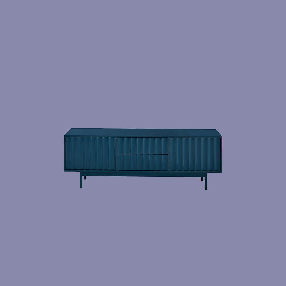 Blue hallway unit.