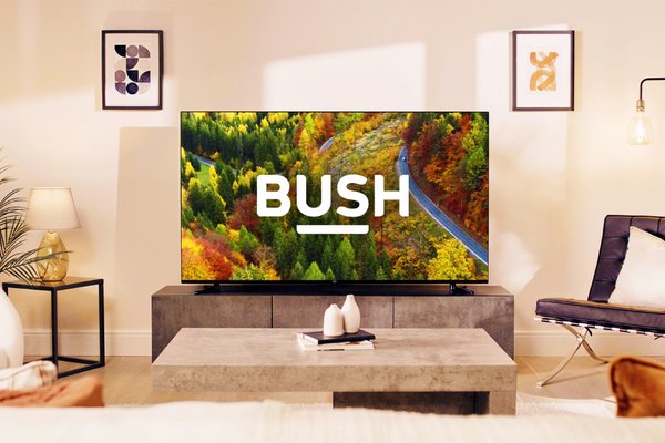 Bush TV in a living room setup.
