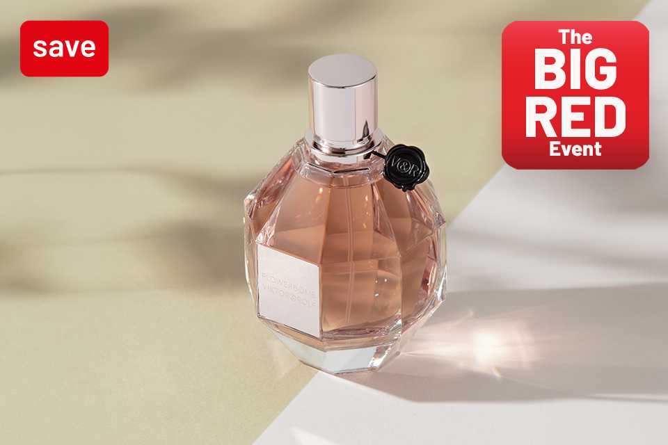 The Big Red Event. Save up to 50% on selected beauty and fragrance. Using codes RED10, RED20, RED30 & RED50.