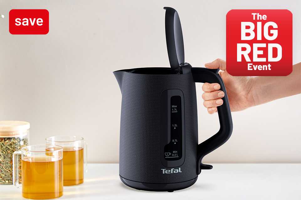 The Big Red Event. Save up to 30% on Tefal kitchen appliances using codes RED20 & RED30.