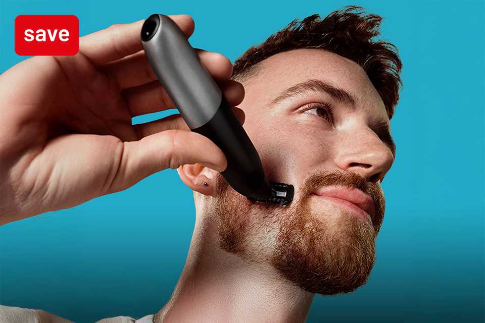 Save up to 50% on selected men's beard & grooming.