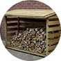 Forest Large Pent Log Store.