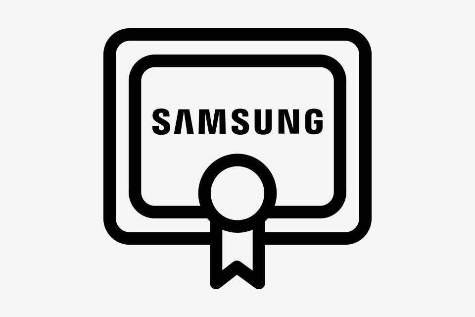 Samsung two-year warranty.
