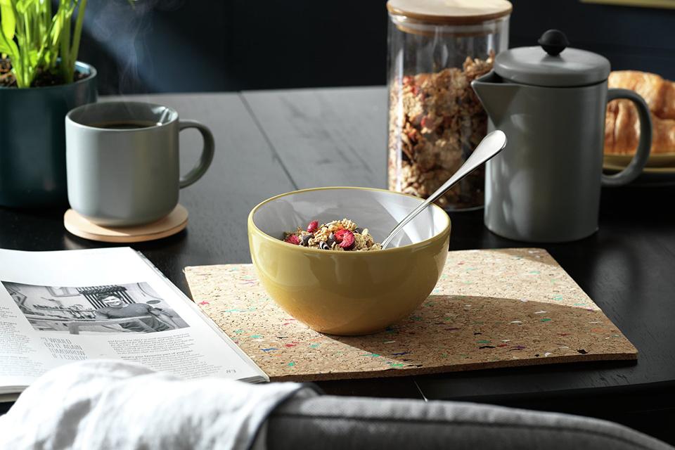 Habitat Bright cork placemats.