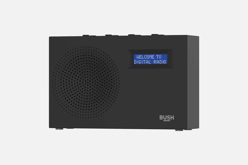 Bush Portable DAB / FM Radio - Black.