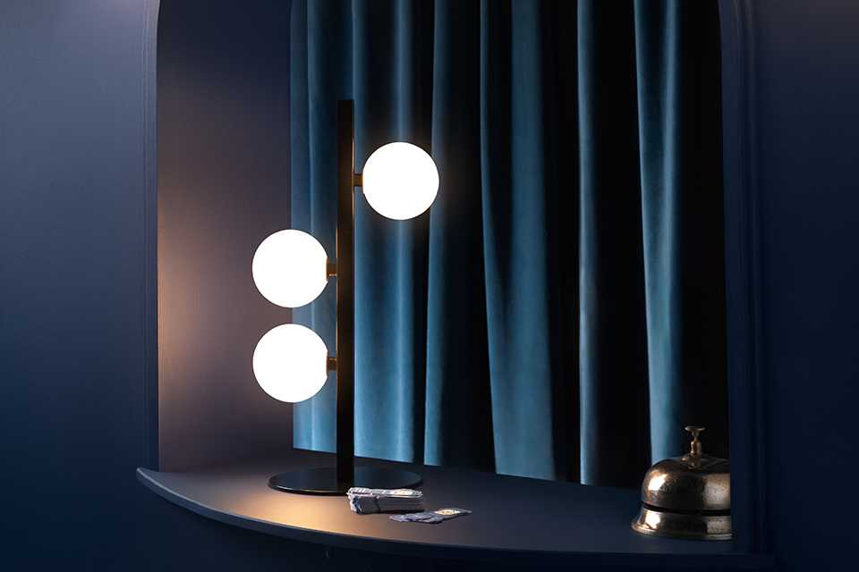 Archive Misil Metal Table Lamp - Designed by Harvey McKellar.