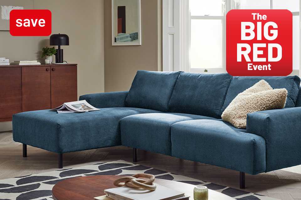 The Big Red Event. Save 10% on 1000s of furniture lines when you spend over £500 using code TAKE10.