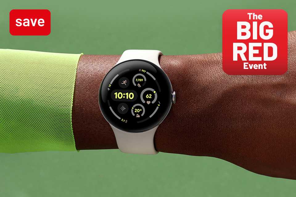 The Big Red Event. Save 10% on selected Google Pixel Watch 3 use code RED10.