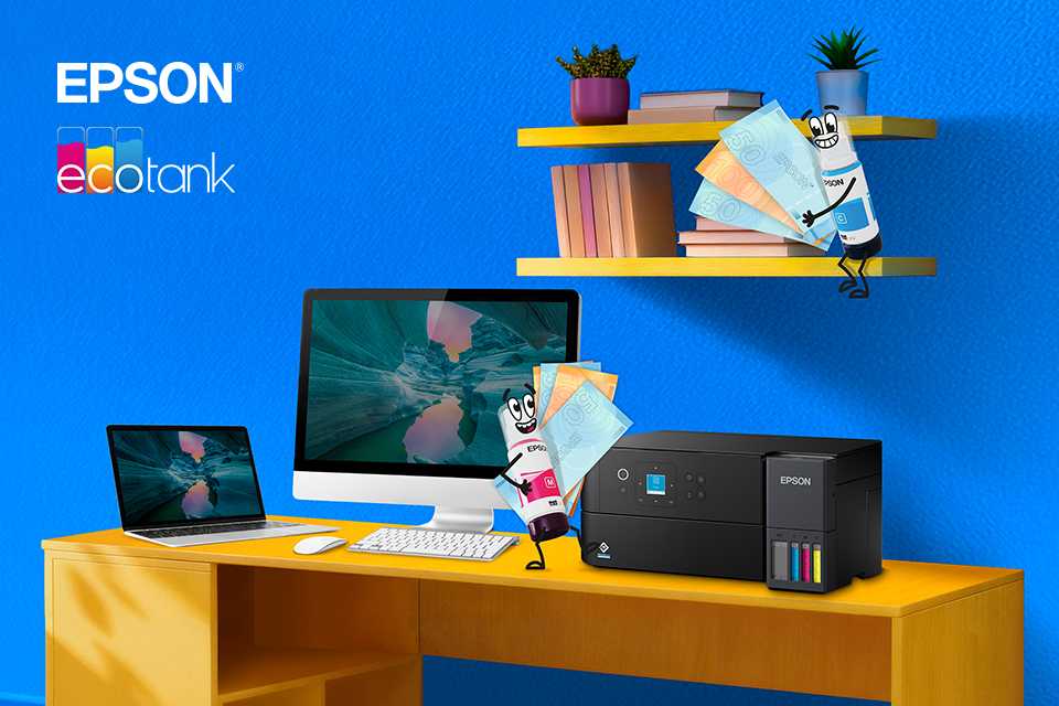Claim up to £60 cashback on selected EcoTank printers.
