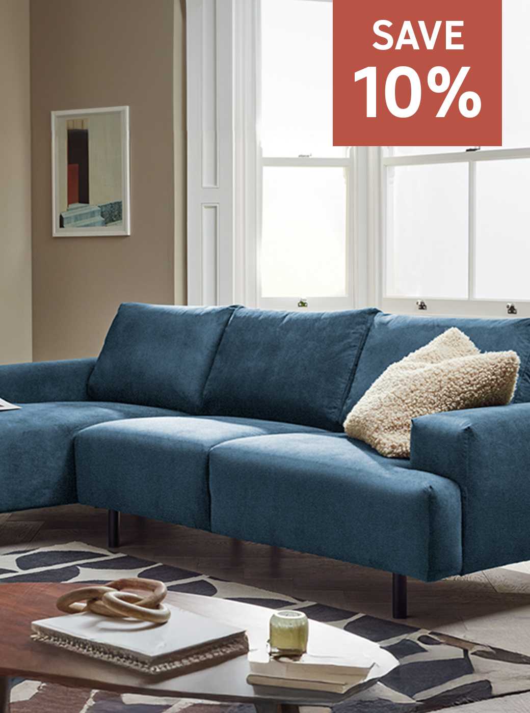 Save 10% off 1000's of furniture lines using code TAKE10 when you spend over £500. Shop now.