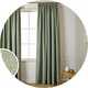 Habitat Herringbone Pencil Pleat Curtains - Green.