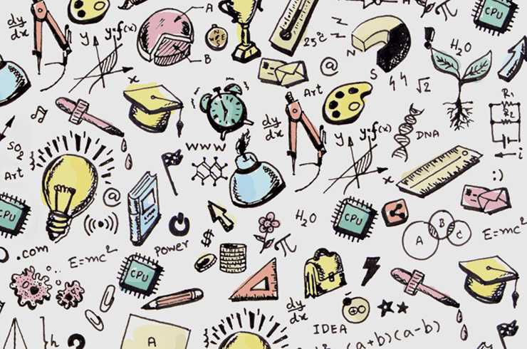 Sketches of science tools.