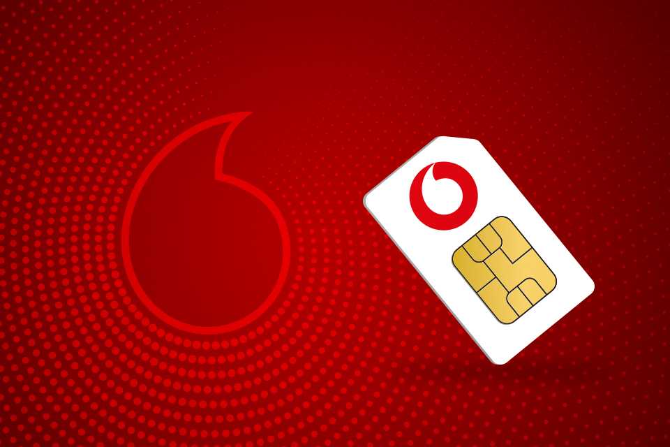 A Vodafone Pay As You Go SIM card.
