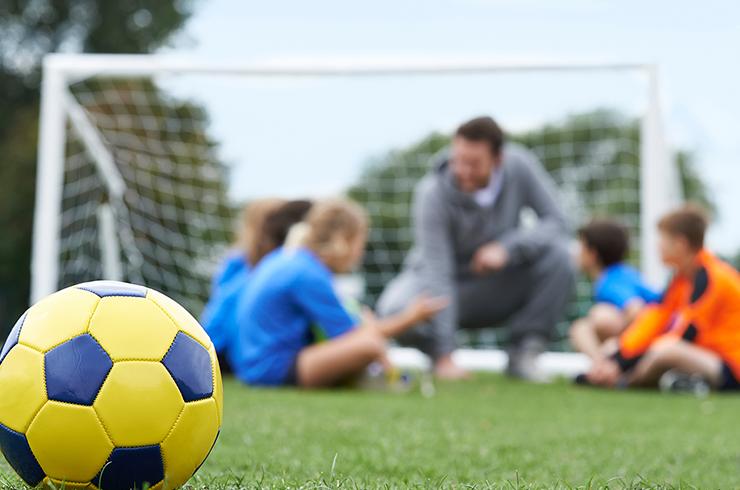 Football training drills.