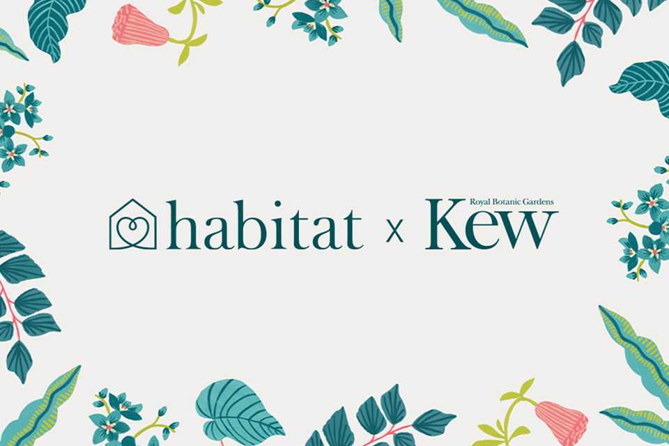 Kew gardens and habitat collaboration.