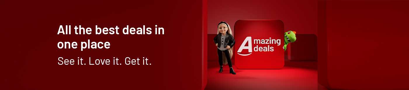 A-mazing deals. All the best deals in one place. See it. Love it. Get it.