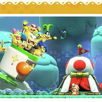 A scene from Super Mario Bros. Wonder Nintendo Switch 2 Game