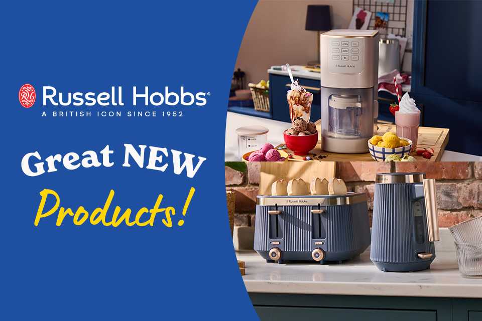 Russell Hobbs® new products. Elevating daily routines.
