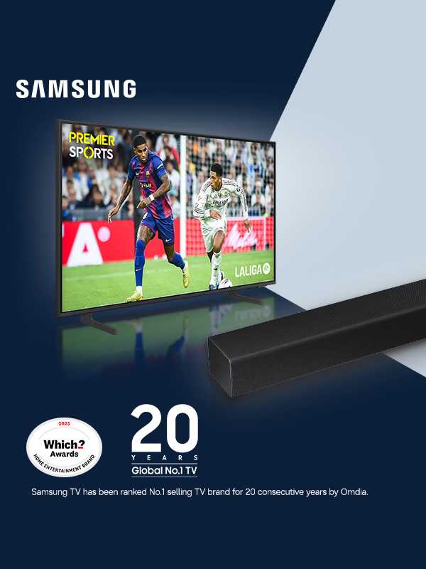 Get 25% off the Samsung T420 soundbar when bought with any Samsung TV.