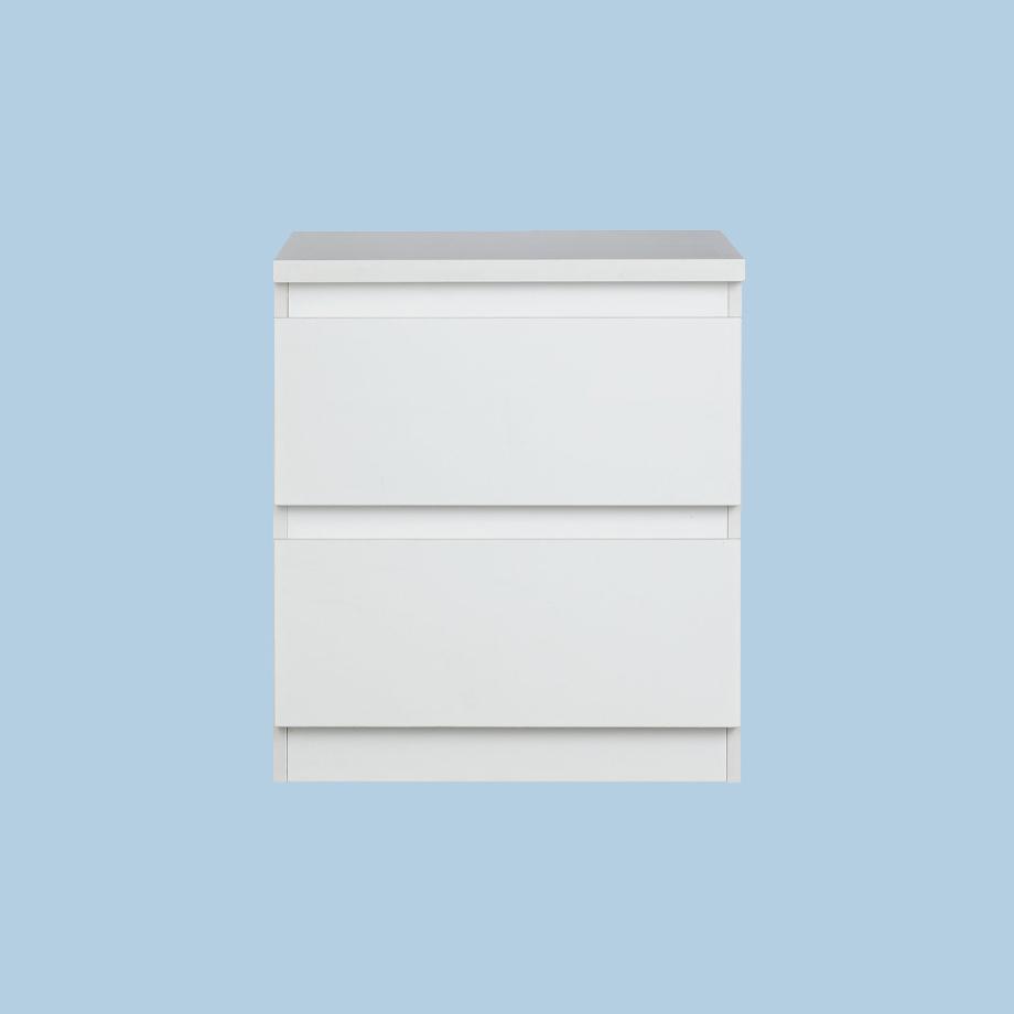 Habitat Jenson Gloss 2 Bedside Tables Set - White.