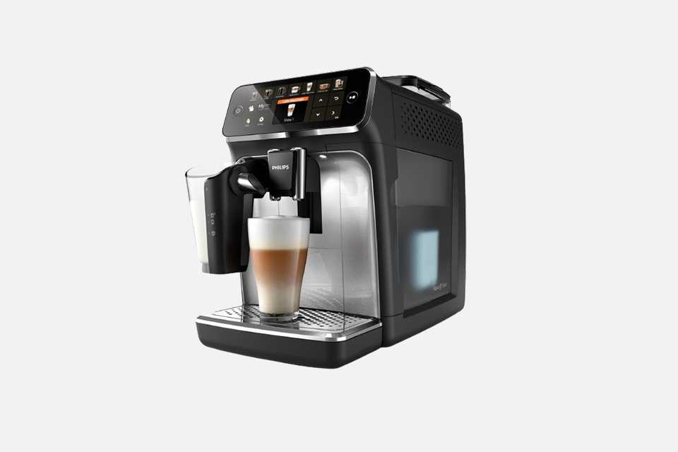 Philips LatteGo Bean to Cup Coffee Machine in brown.