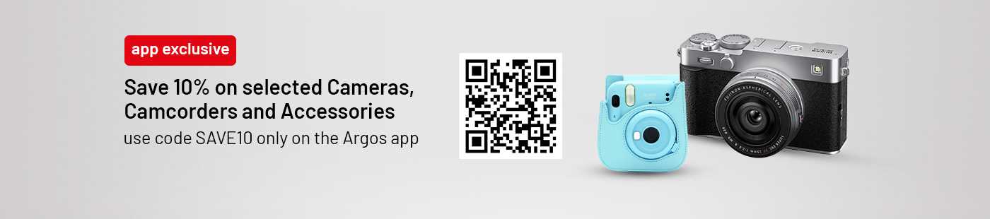 Save 10% on selected Cameras, Camcorders and Accessories