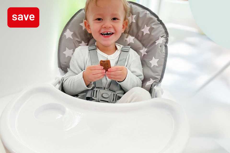 Save 20% on selected feeding & highchairs. Using code BABY20.