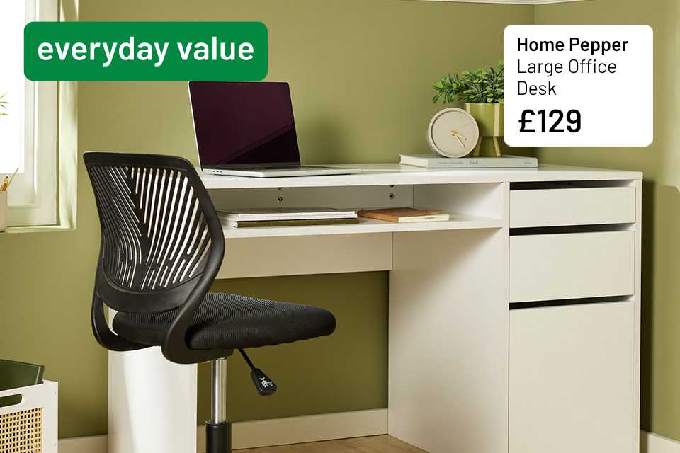 Everyday value. Quality you trust at prices you love. Includes home and furniture.
