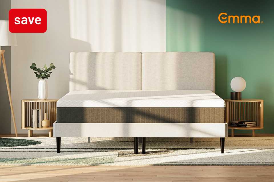 Save up to 1/3 on selected Emma mattresses. Your better sleep starts here