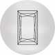 Princess diamond cut.