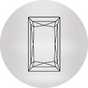 Princess diamond cut.
